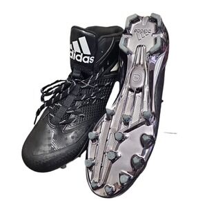 Adidas Football Cleats High-Top Black Athletic Shoes Freak Carbon Men Size US 11